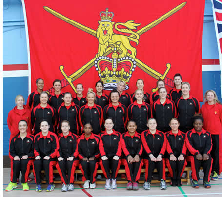 Army Netball Squad 2014